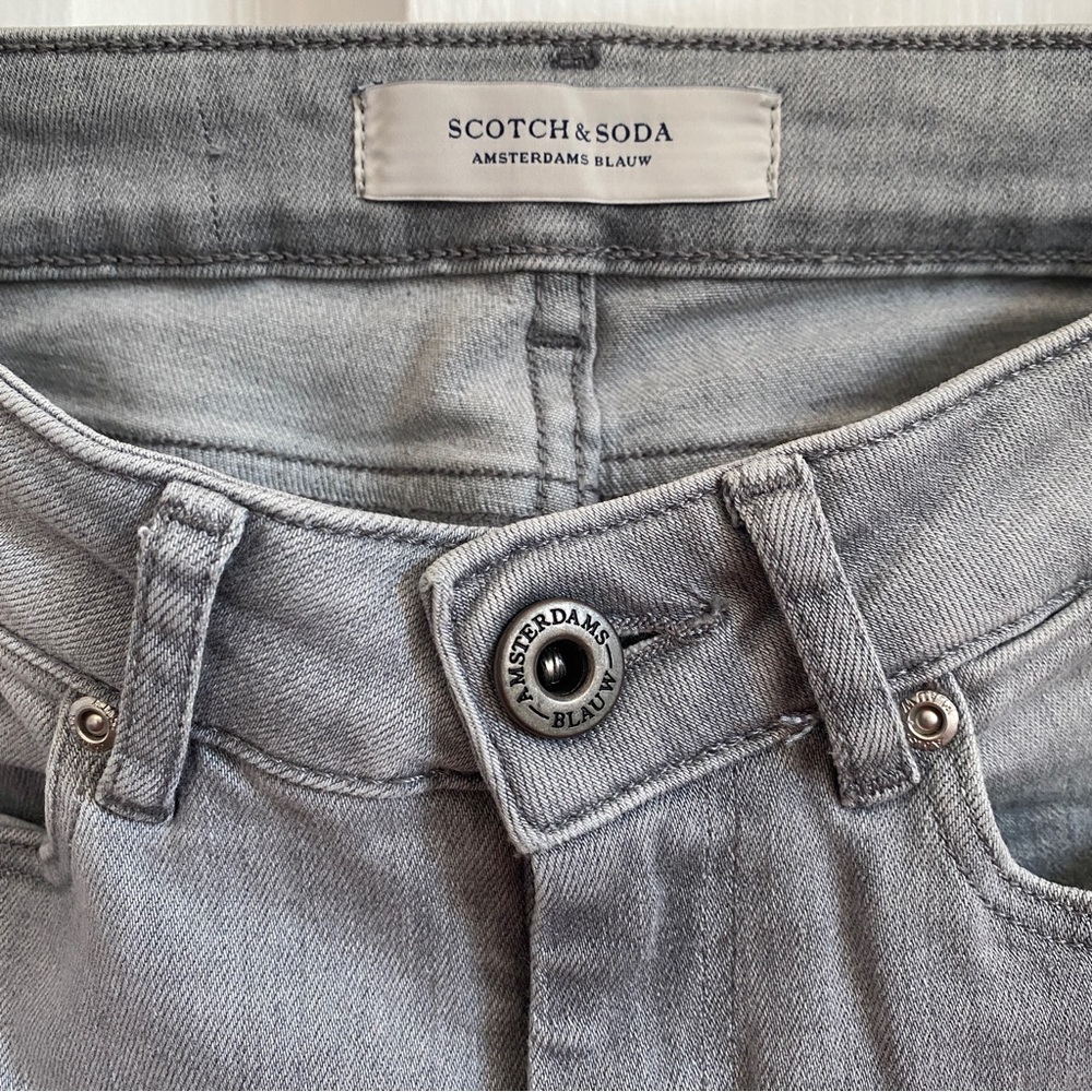 Scotch & Soda La Bohemienne Mid-Rise Skinny - Light Gray 25/32